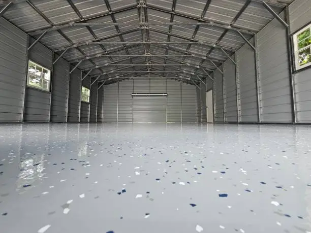 Epoxy floor coating Idaho Falls garage